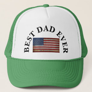 BESTE PAPA OOIT VS VLAG AANPASSEN LAND VLAG TRUCKER PET