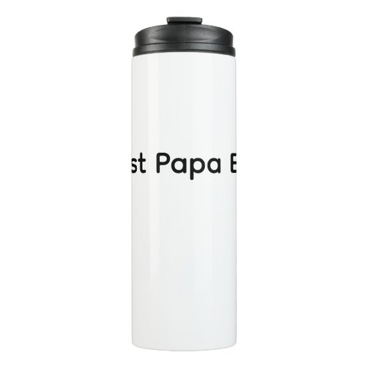 Beste Papa Ooit Waterfles 2026 Thermosbeker (Voorkant)