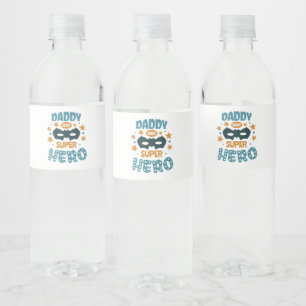 Beste papa ooit waterfles etiket