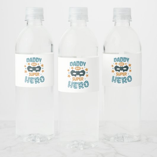 Beste papa ooit waterfles etiket (Flessen)