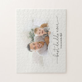 Beste papa ooit Waterverf Foto Masker Naam Legpuzzel