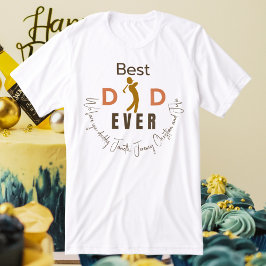 Beste papa ooit We houden van je, papa moderne vad Tri-Blend Shirt