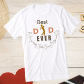 Beste papa ooit We houden van je, papa moderne vad Tri-Blend Shirt