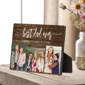 Beste papa ooit - Wood Vaderdag fotocollage Fotoplaat