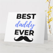 Beste Papa Ooit Zwart Kaart (Gele Bloem)