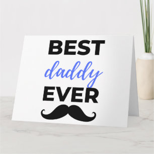 Beste Papa Ooit Zwart Kaart
