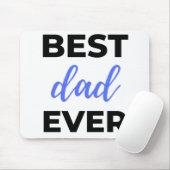 Beste papa ooit Zwart Muismat (Met muis)