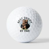 Beste papa op gelijke voet met Afbeelding Golfballen (Voorkant)