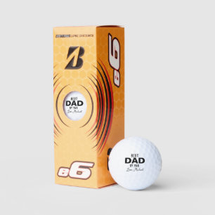 Beste Papa Op Maat Gemaakte Naam Vaderdag Golfballen