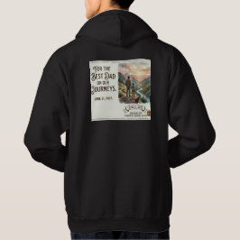 Beste papa op onze reizen aangepaste Vaderdag Hoodie
