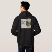 Beste papa op onze reizen aangepaste Vaderdag Hoodie (Achterkant volledig)