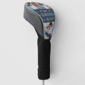 Beste papa op papier | 3 Foto Golfheadcover (Schuin)