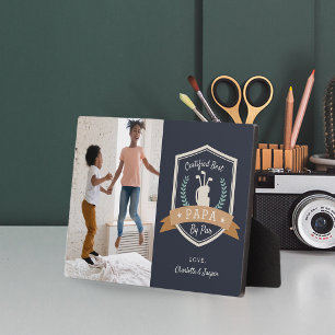 Beste Papa op papier   Foto Golf Grandpa Fotoplaat