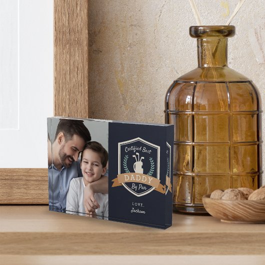 Beste papa op papier | Golf Papa Fotoblokken