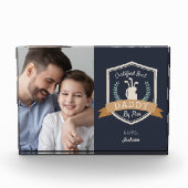 Beste papa op papier | Golf Papa Fotoblokken (Voorkant)
