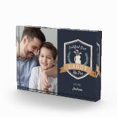 Beste papa op papier | Golf Papa Fotoblokken (Rechts)