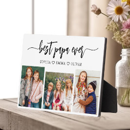 Beste Papa Opa Kleinkinderen Fotocollage Fotoplaat