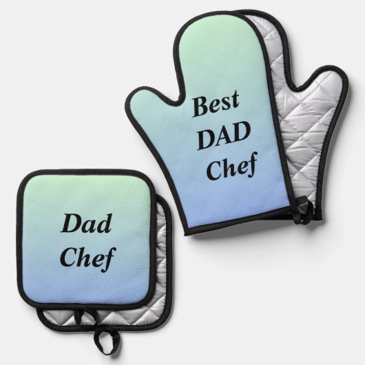 Beste papa ovenwanten ovenwant & pannenlap set (Voorkant / Achterkant)