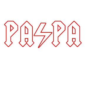 Beste Papa - PAPA - Rockband Stijl  T-shirt