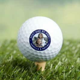 Beste Papa Par Foto Golfballen
