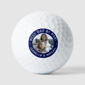 Beste Papa Par Foto Golfballen (Voorkant)