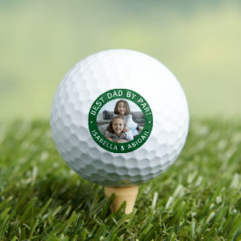 Beste Papa Par Foto Golfballen