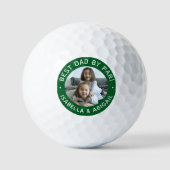 Beste Papa Par Foto Golfballen (Voorkant)