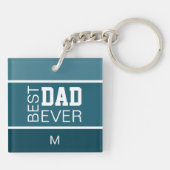 Beste papa persoonlijk sleutelhanger (Achterkant)