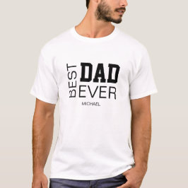 Beste papa persoonlijk t-shirt