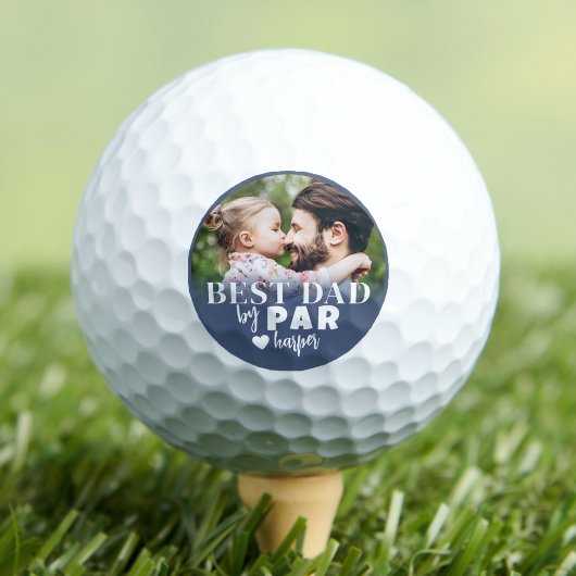 Beste Papa Persoonlijke Foto Golfballen