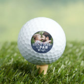 Beste Papa Persoonlijke Foto Golfballen (Insitu Shirt)