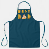 Beste papa pizza & taco letters leuk ontwerptje schort (Voorkant)
