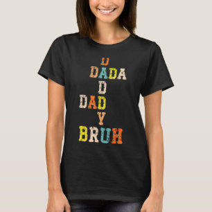 Beste Papa Proud vader Vaderdag Dada papa T-shirt