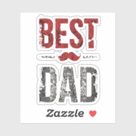 Beste papa sinds dag één Funny Vaderdag Sticker
