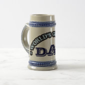Beste Papa Stein ter Wereld Bierpul (Voorkant links)