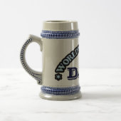 Beste Papa Stein ter Wereld Bierpul (Links)