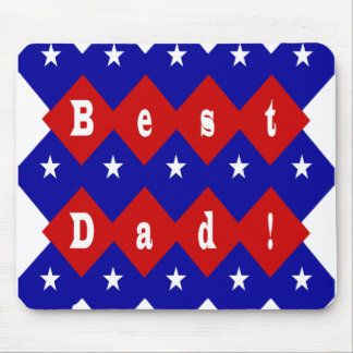 Beste Papa Sterren en Diamanten Muismat