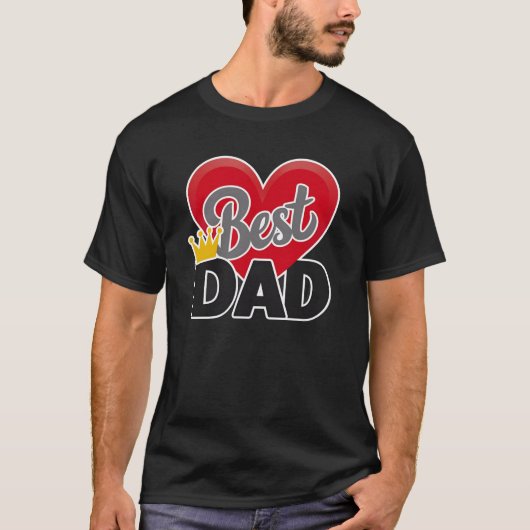 Beste papa T-shirt - Perfect Vaderdag cadeau (Voorkant)