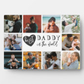 Beste papa ter wereld 10 ImageCollage Fotoplaat (voorkant)