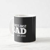 Beste Papa ter Wereld Aangepaste Foto Koffiemok (Voorkant links)
