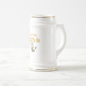 Beste Papa Ter Wereld Aankomende Handafdrukken Aan Bierpul (Voorkant rechts)