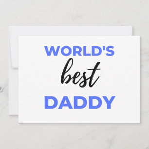 Beste papa ter wereld bl feestdagenkaart
