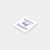 Beste papa ter wereld bl post-it® notes (Schuin)