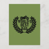 Beste Papa ter Wereld Briefkaart (Voorkant)