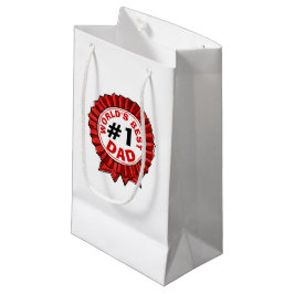 Beste papa ter wereld citeert Red Ribbon Vaderdag Klein Cadeauzakje