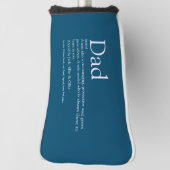Beste papa ter wereld, definitie van vader in het  golfheadcover (Draai 90)