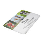 Beste papa ter wereld Ever Dad Vader Definitie Fot Badmat (Gekanteld)