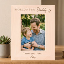 Beste Papa ter Wereld Foto Frame Cadeau Voor Papa