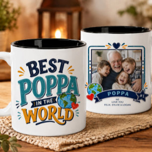 Beste Papa ter Wereld Foto Mok