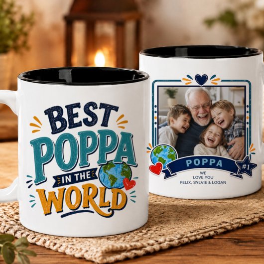 Beste Papa ter Wereld Foto Mok